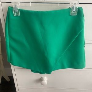 Zara Green Skort
